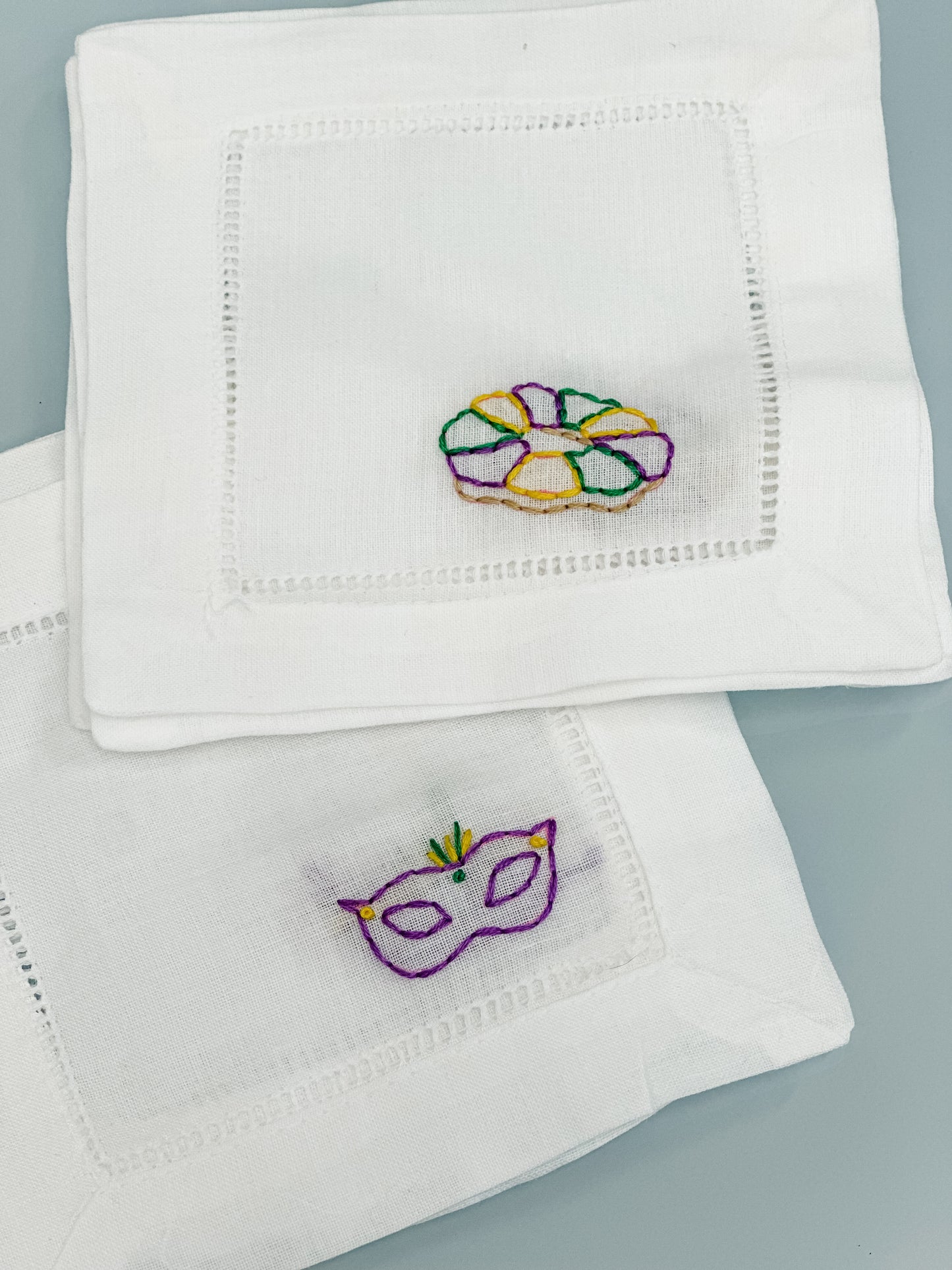 Mardi Gras Cocktail Napkins