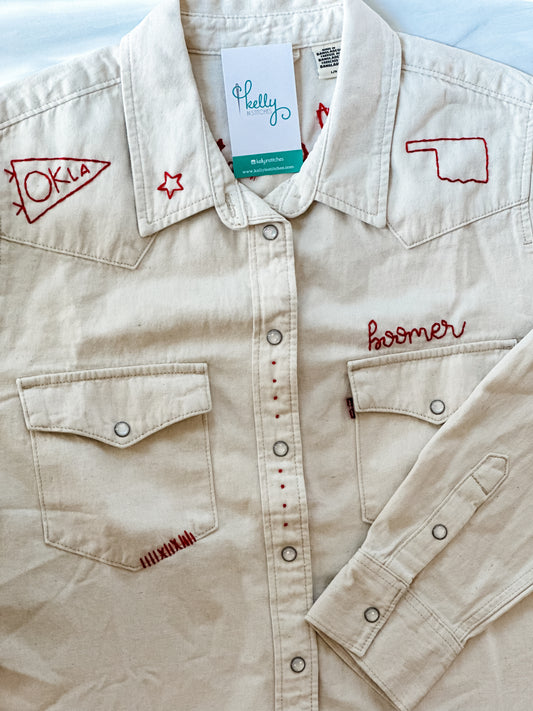 Game Day Women’s Chambray Shirt